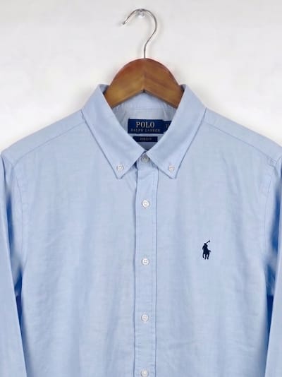 Powder Sky polo solid color shirt_img_2