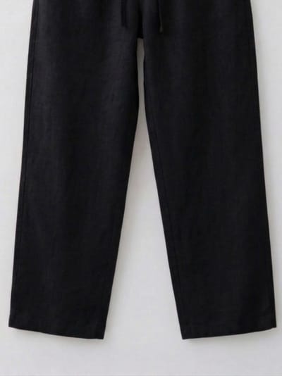 Black rimi cotton baggy pant (polo)_img_2
