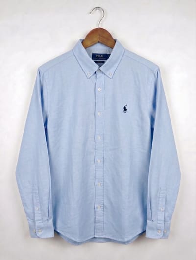 Powder Sky polo solid color shirt_img_1