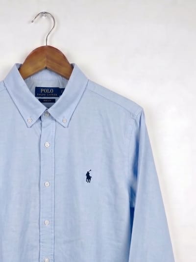 Powder Sky polo solid color shirt_img_3
